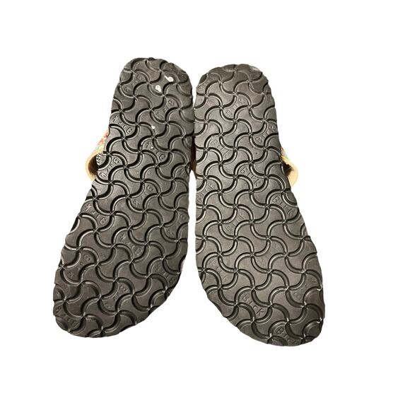 Birki’s by Birkenstock Fuji To Loop Sandals Floral Womens Size 6 Shoes - Picture 5 of 7